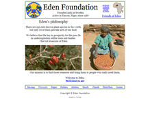 Tablet Screenshot of eden-foundation.org